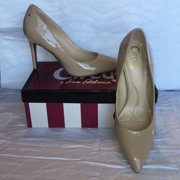 Sam Edelman Shoes - Circus 🎪 by Sam Edelman Nude Heels 👠 Sz 9.5 M